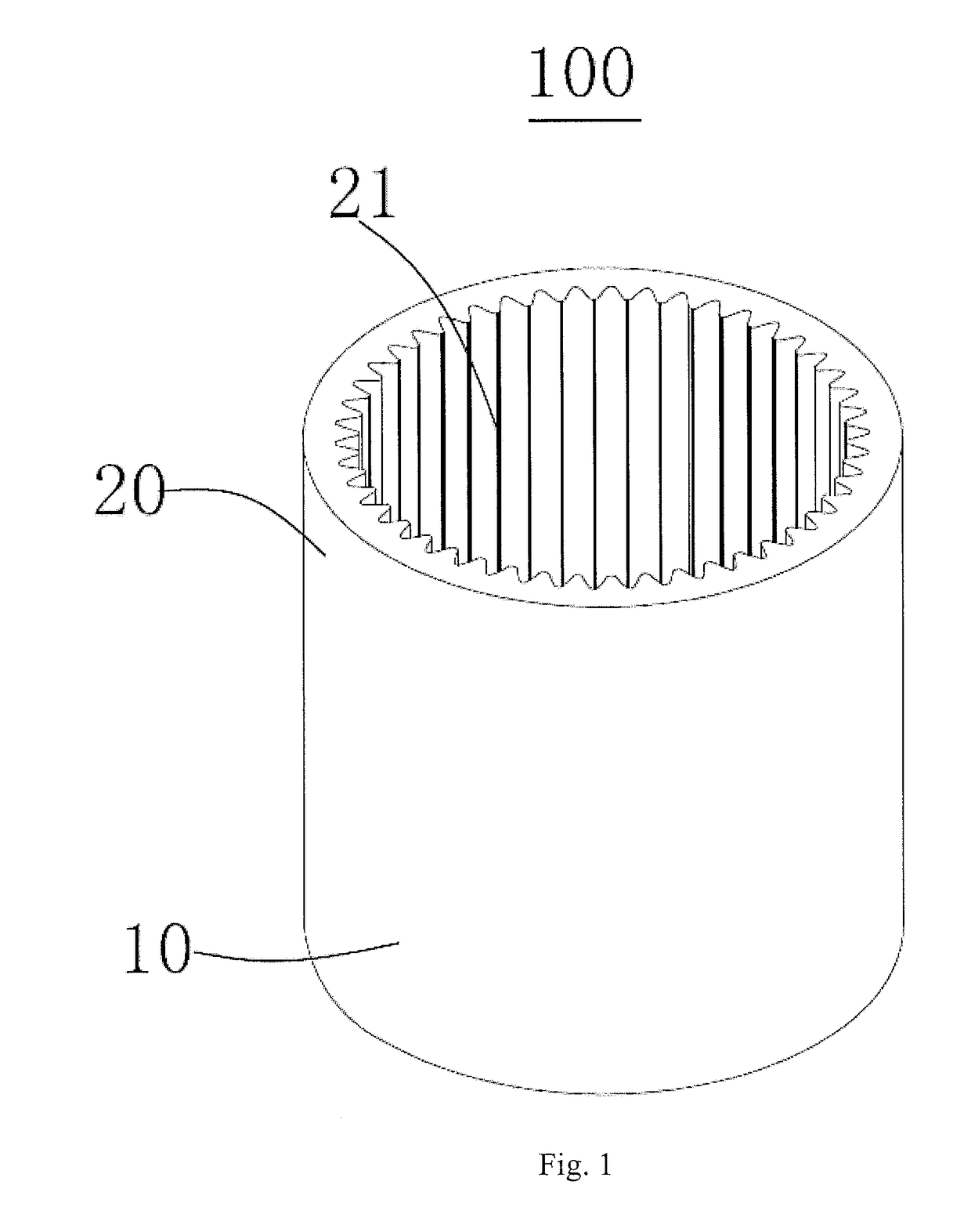 Ring gear, gear device and mold for manufacturing the ring gear