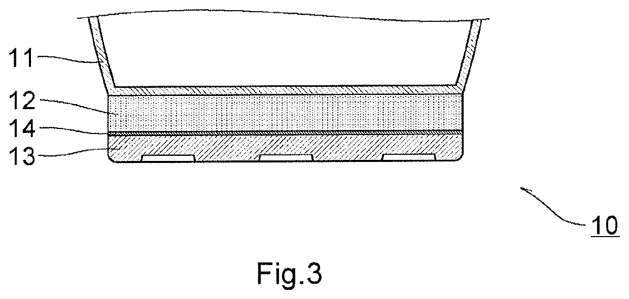 Rubber member for laser bonding and shoe