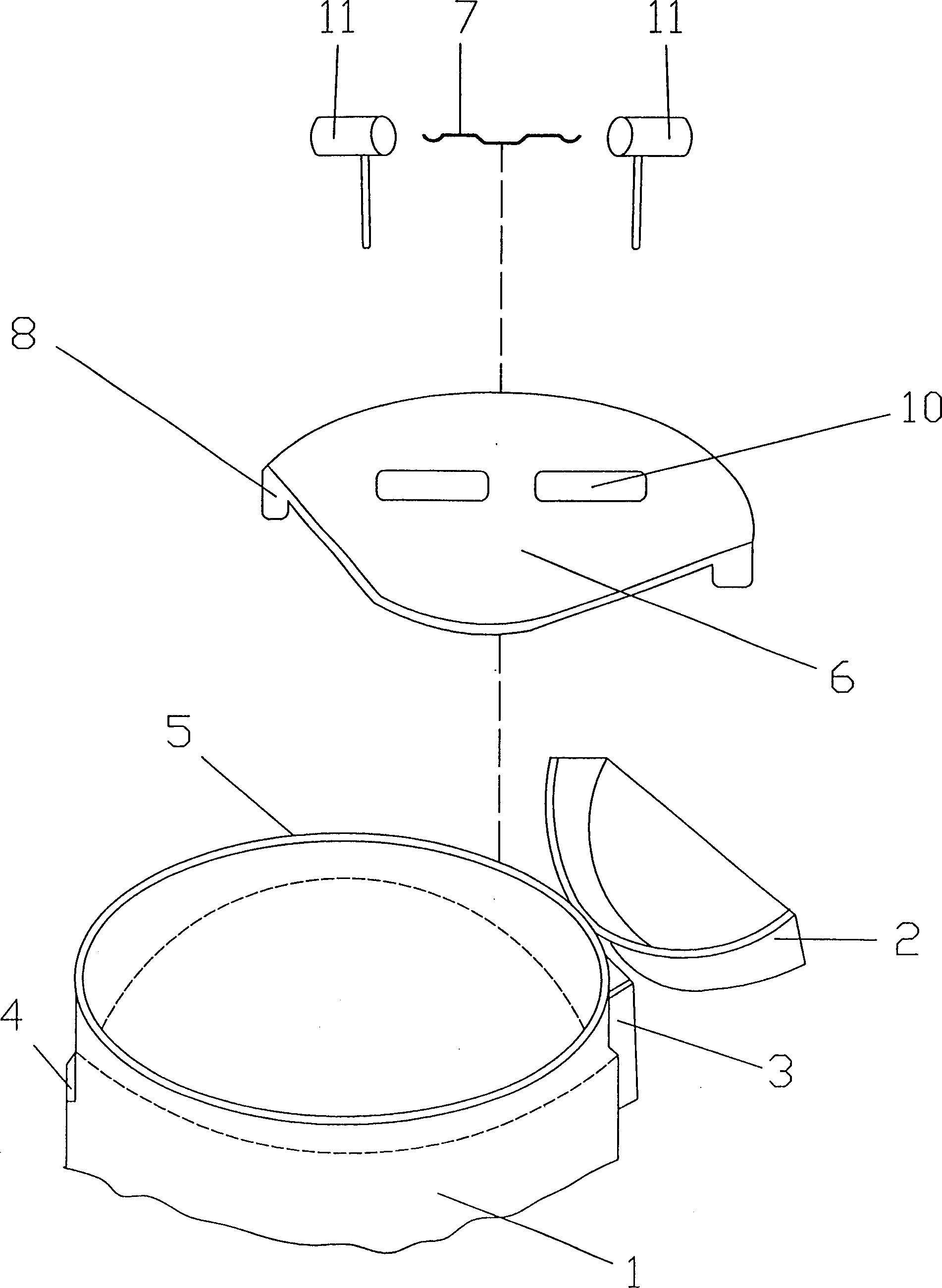 Tools built in can of tank