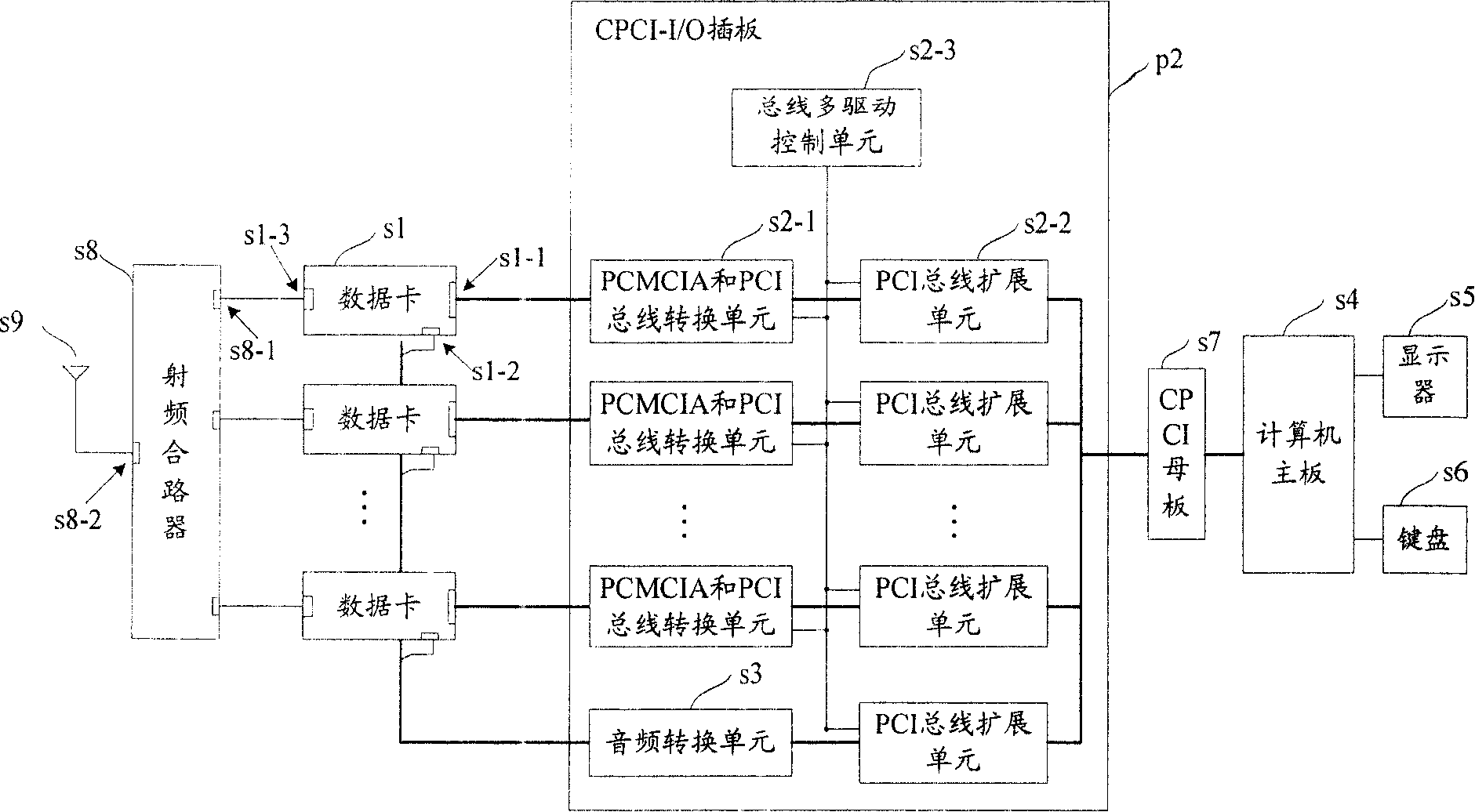 Radio communication detecting system