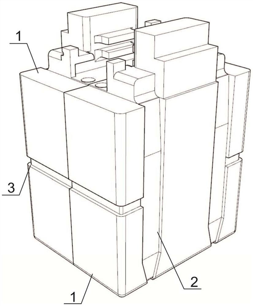 Plastic bracket and battery pack