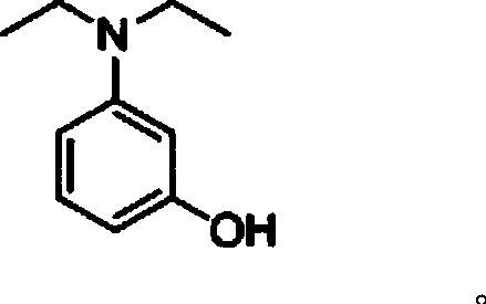 Method for continuously producing m-diethylaminophenol through channelization