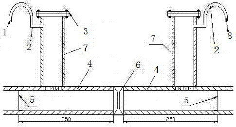 Construction method of dismantling and constructing natural gas steam reformer tube in different places