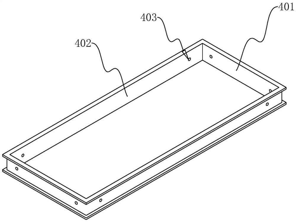 Conveyor rack sheet metal part welding jig