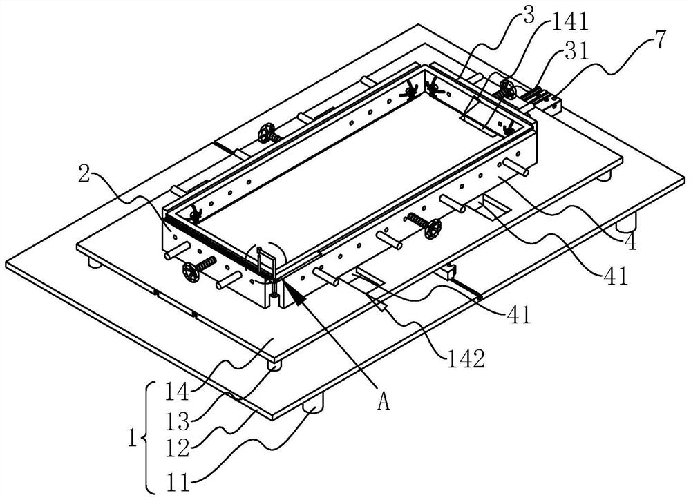 Conveyor rack sheet metal part welding jig