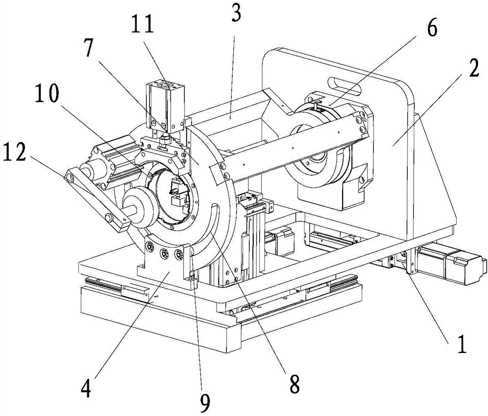 Full-automatic copper nail implantation machine with adjustable angle