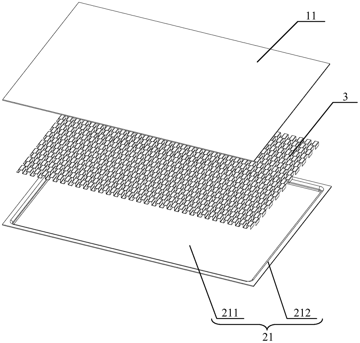 A thermally superconducting plate and a method of manufacturing the same