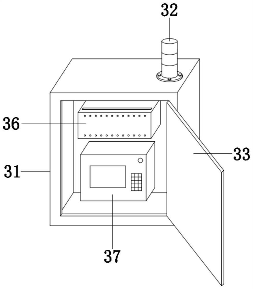 A device and method for monitoring and early warning of water level red line in karst subsidence area