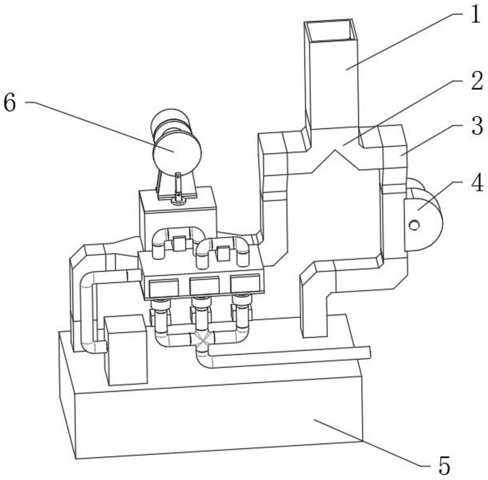 Household domestic sewage treatment and reutilization device