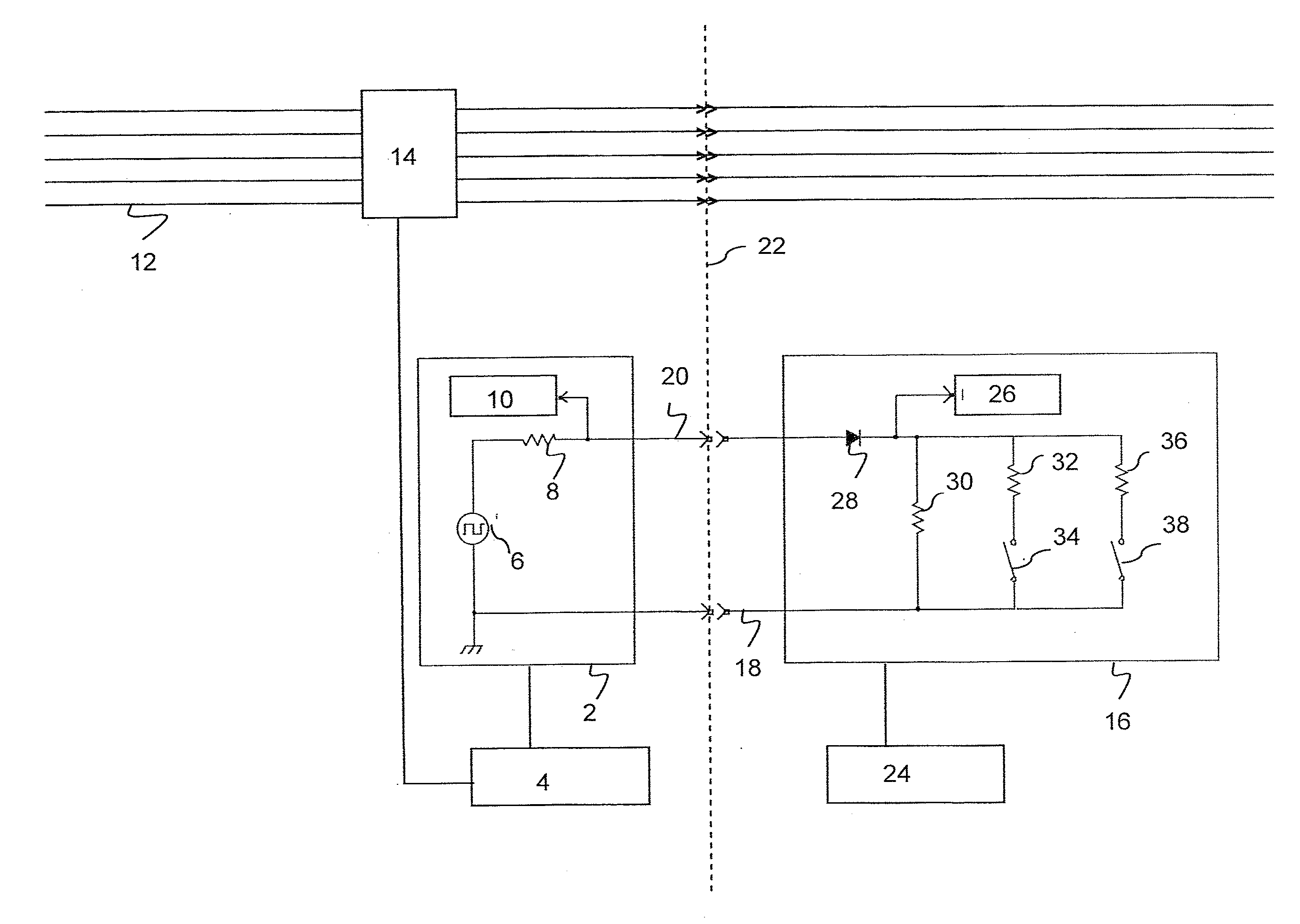 Method and device for communication between an electric vehicle and a charging station