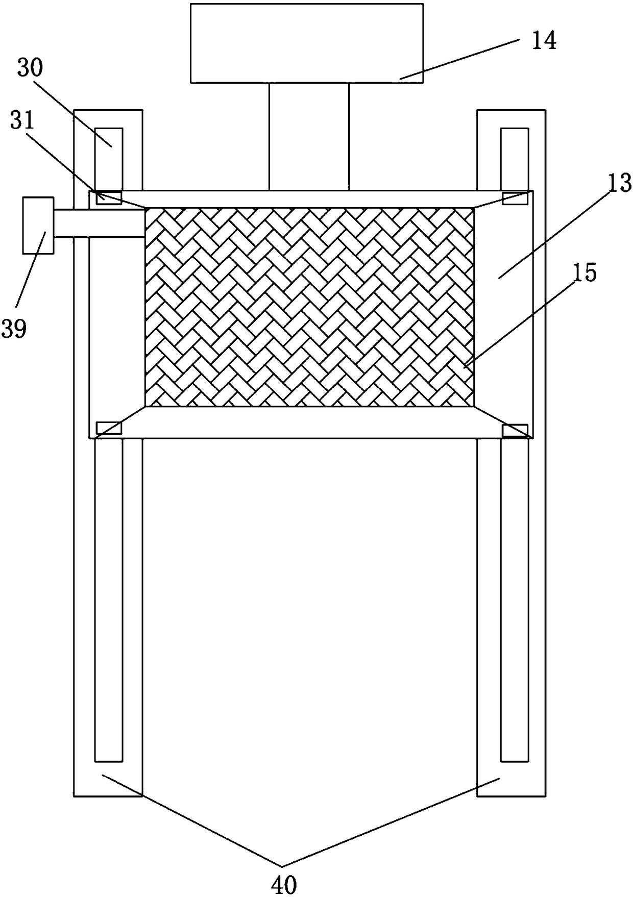 Environment-friendly domestic sewage treatment device