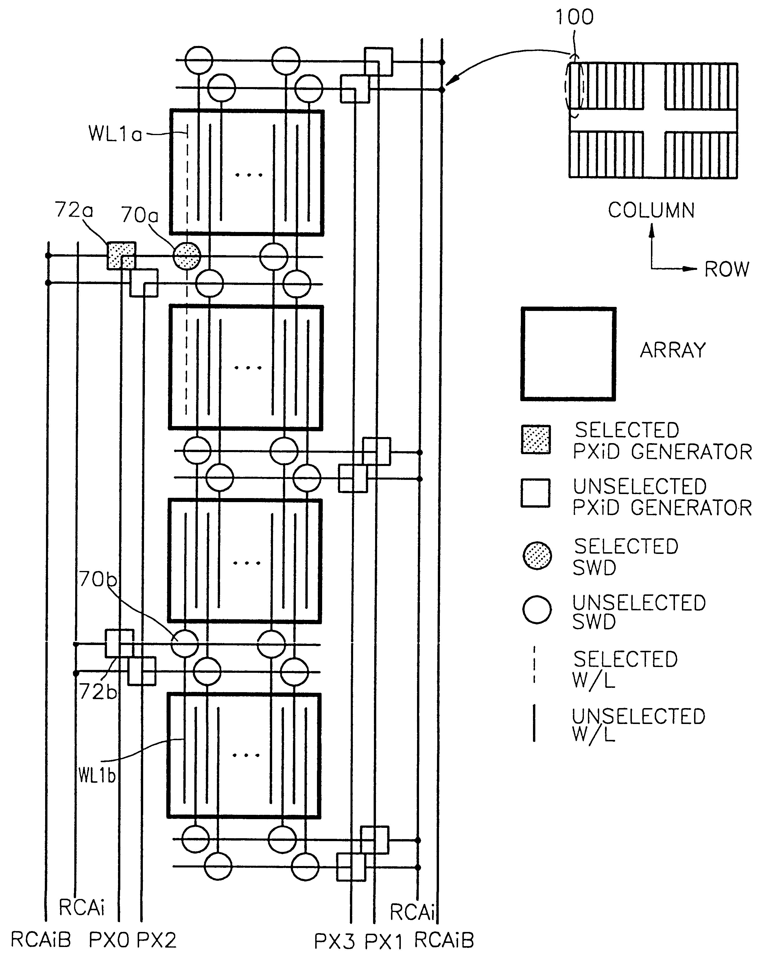 Semiconductor memory device and driving signal generator therefor