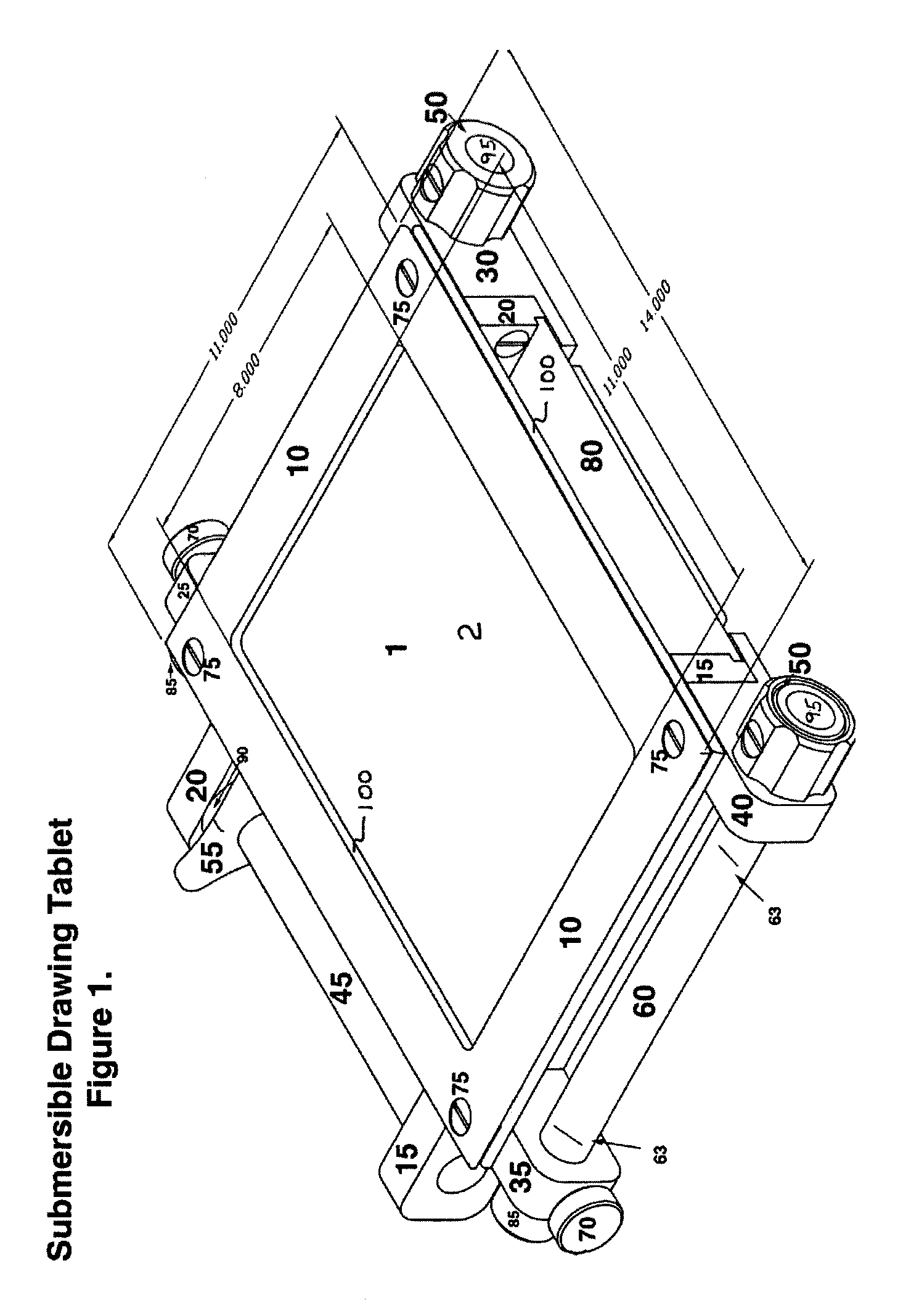 Submersible tablet for underwater or extreme environment