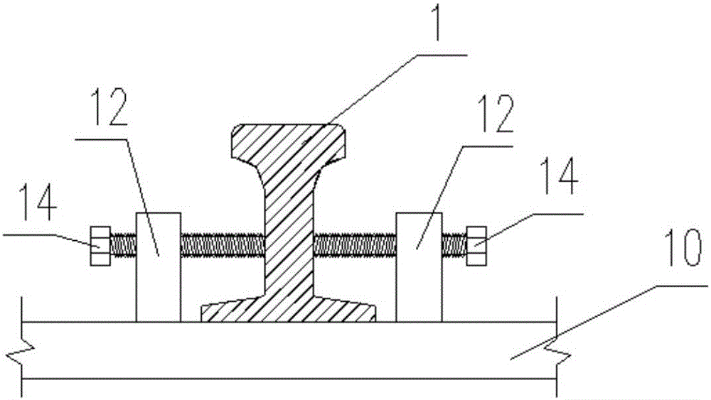 Accurate adjustment device and installation method for rails