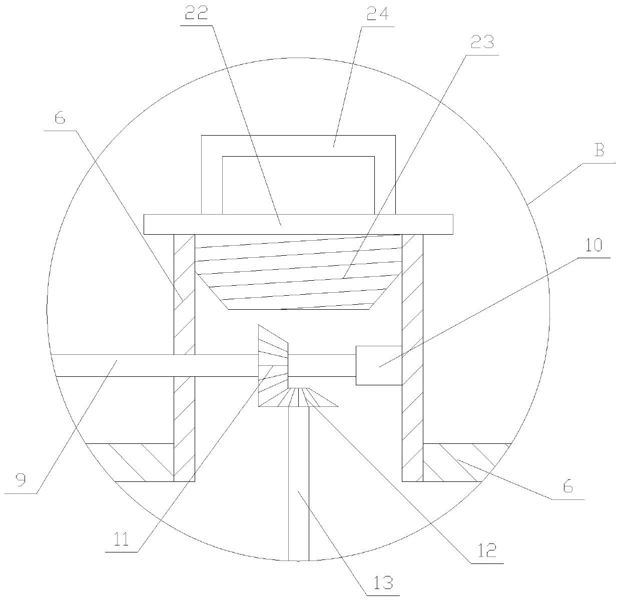 Anti-aging hydraulic oil cylinder with high transmission efficiency