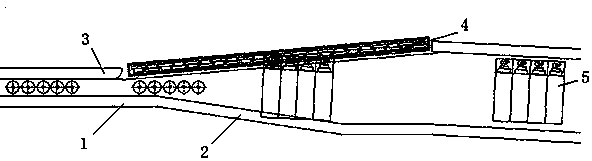 Device for automatically erecting running bottles of ampoule transfusion products