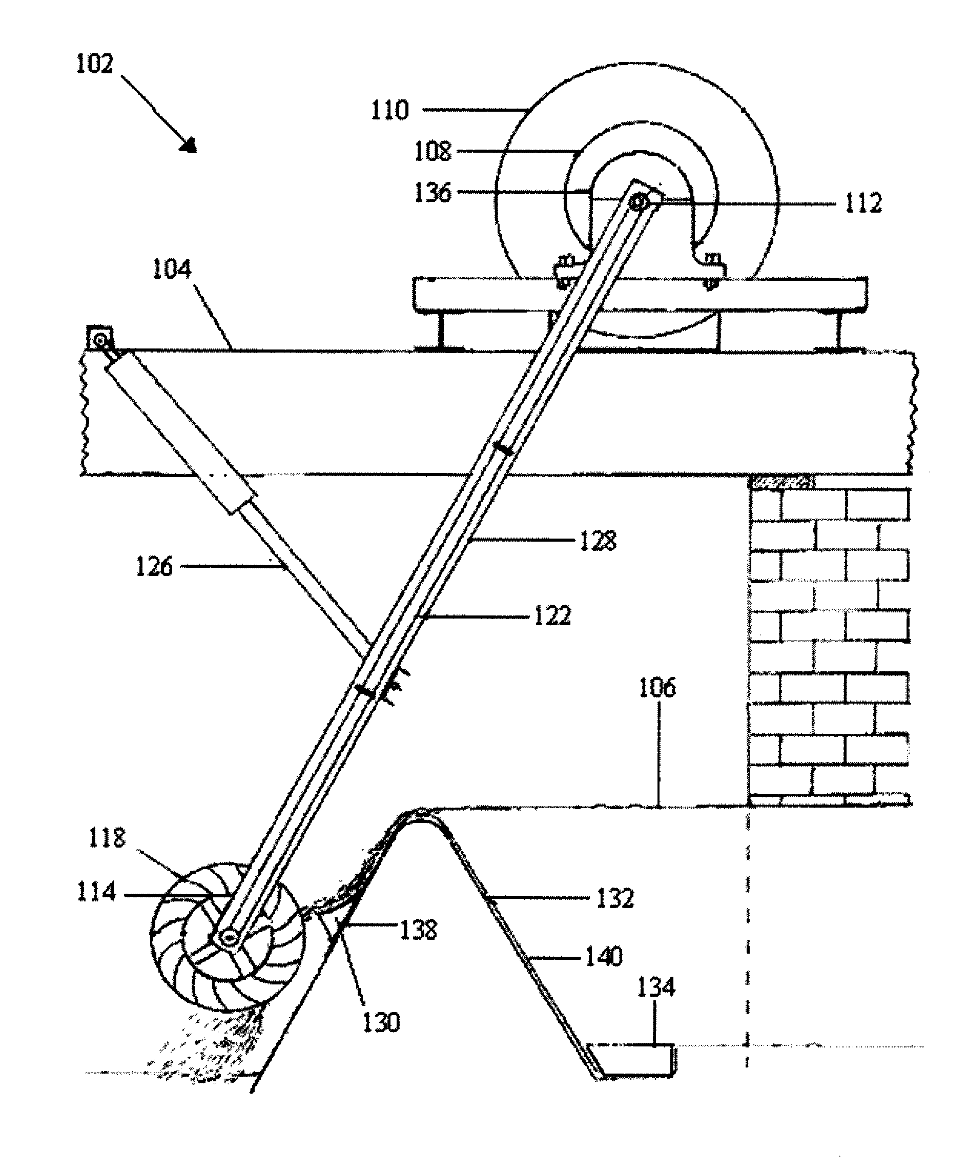 Spillway hydroelectric turbine