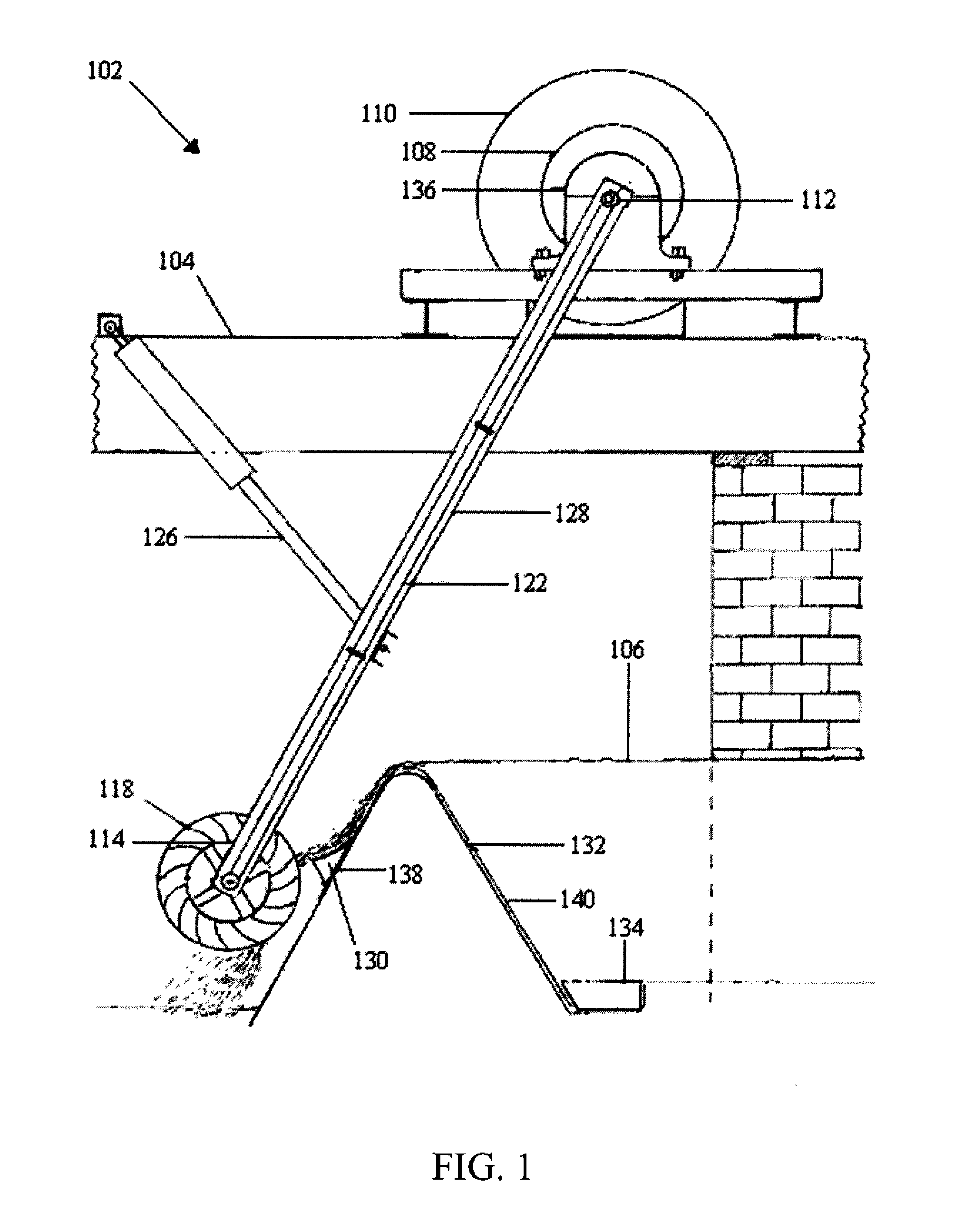 Spillway hydroelectric turbine