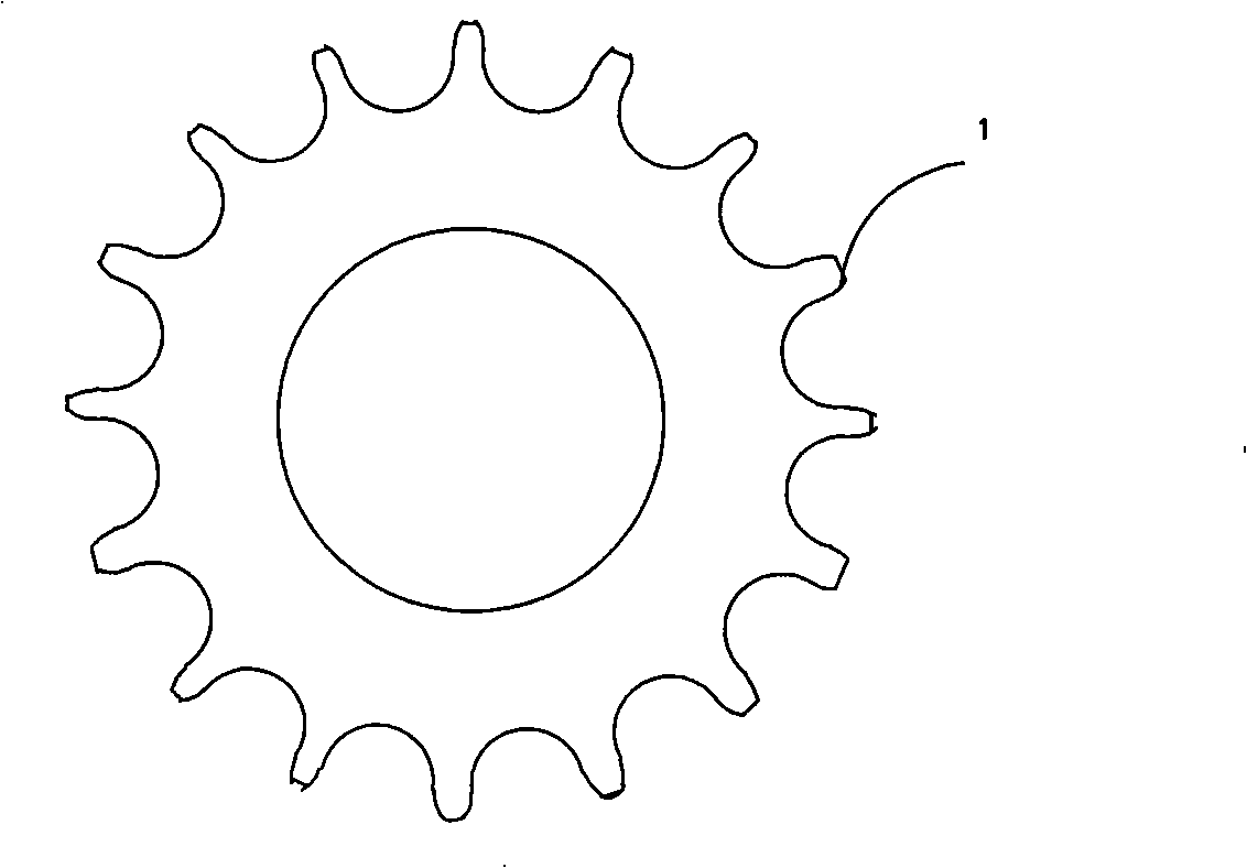 Double-row chain pulley