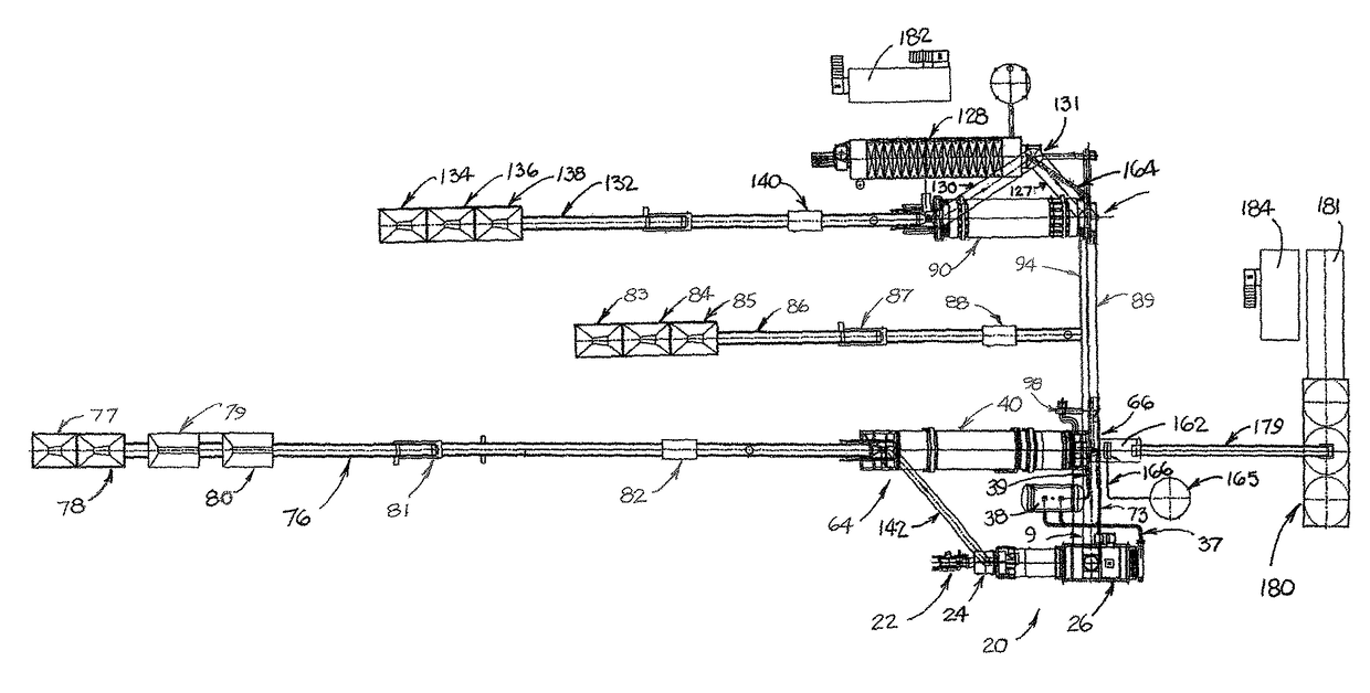 Method and apparatus for making asphalt concrete using aggregate material from a plurality of material streams