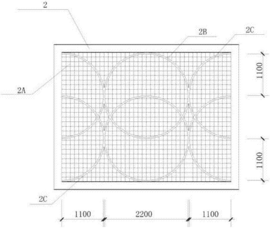 Combining method of general miniature living room formed by combining circular spaces