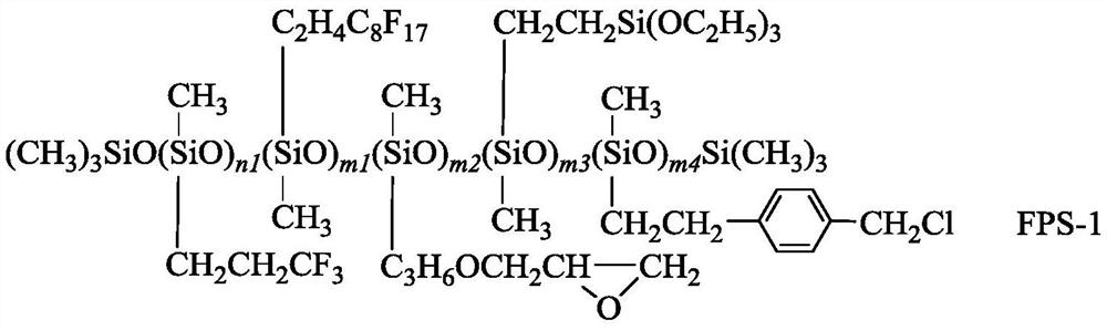 A kind of chlorinated/epoxy fluorosilicone oil and its application in room temperature vulcanized fluorosilicone rubber