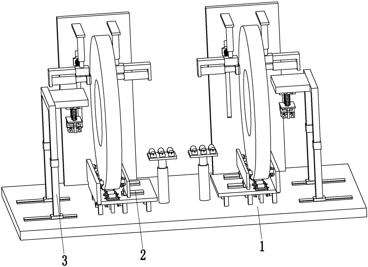 Nailing workbench for plank processing