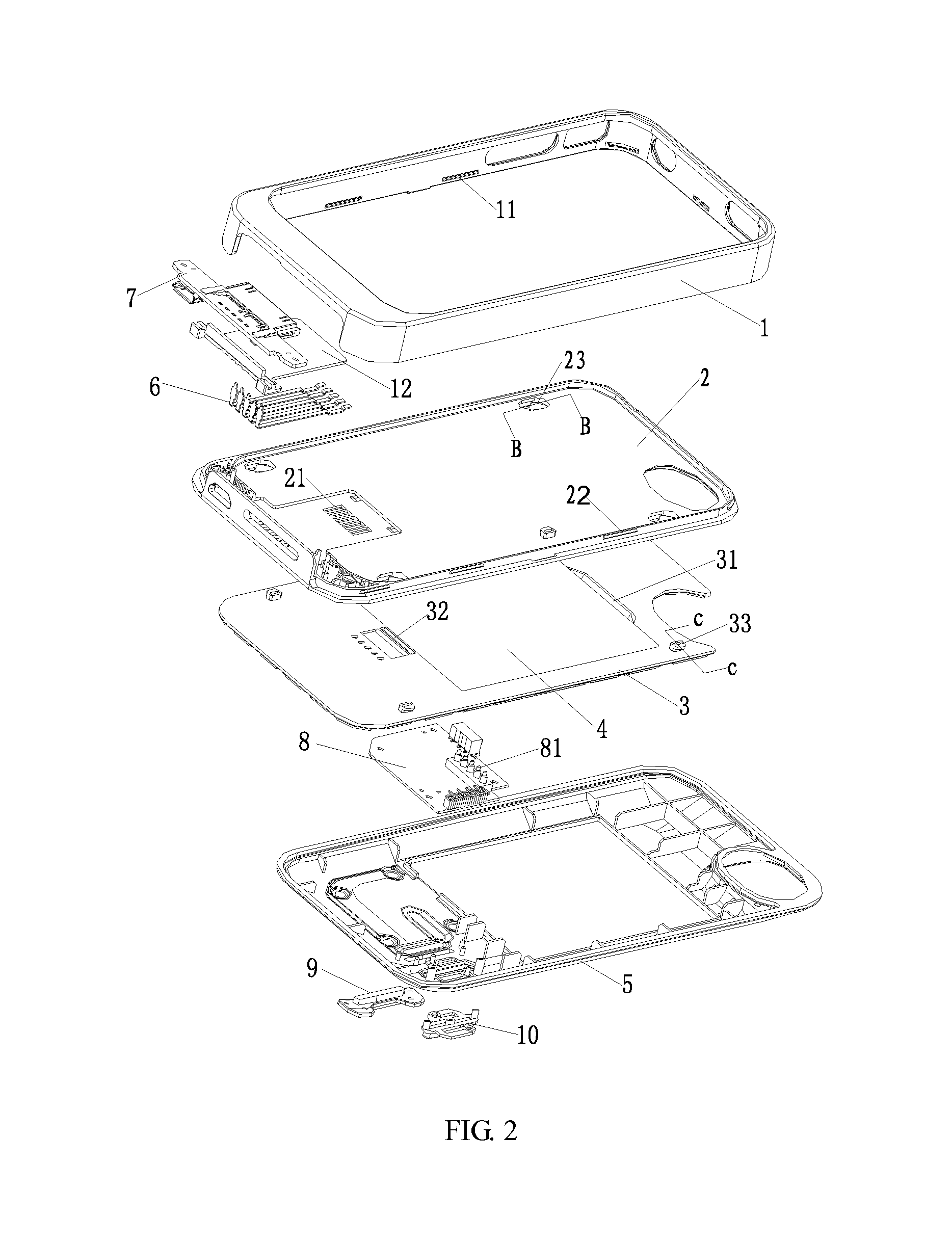 Contact type portable power