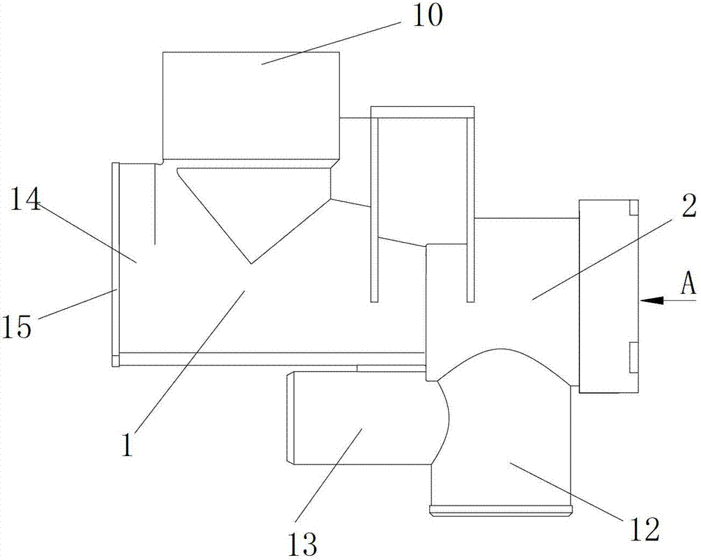 Washing machine dewatering device and washing machine