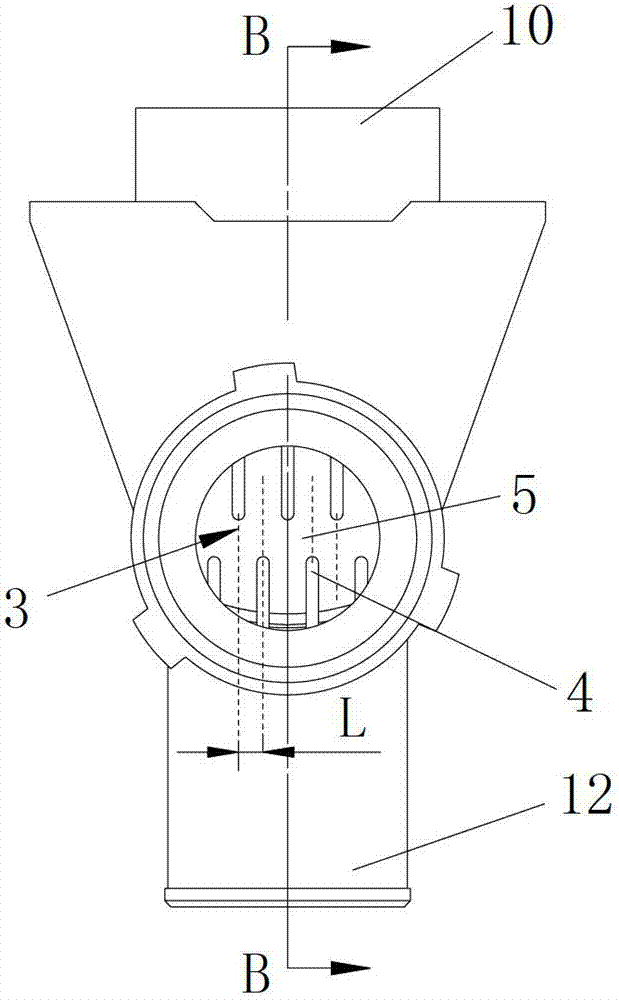 Washing machine dewatering device and washing machine