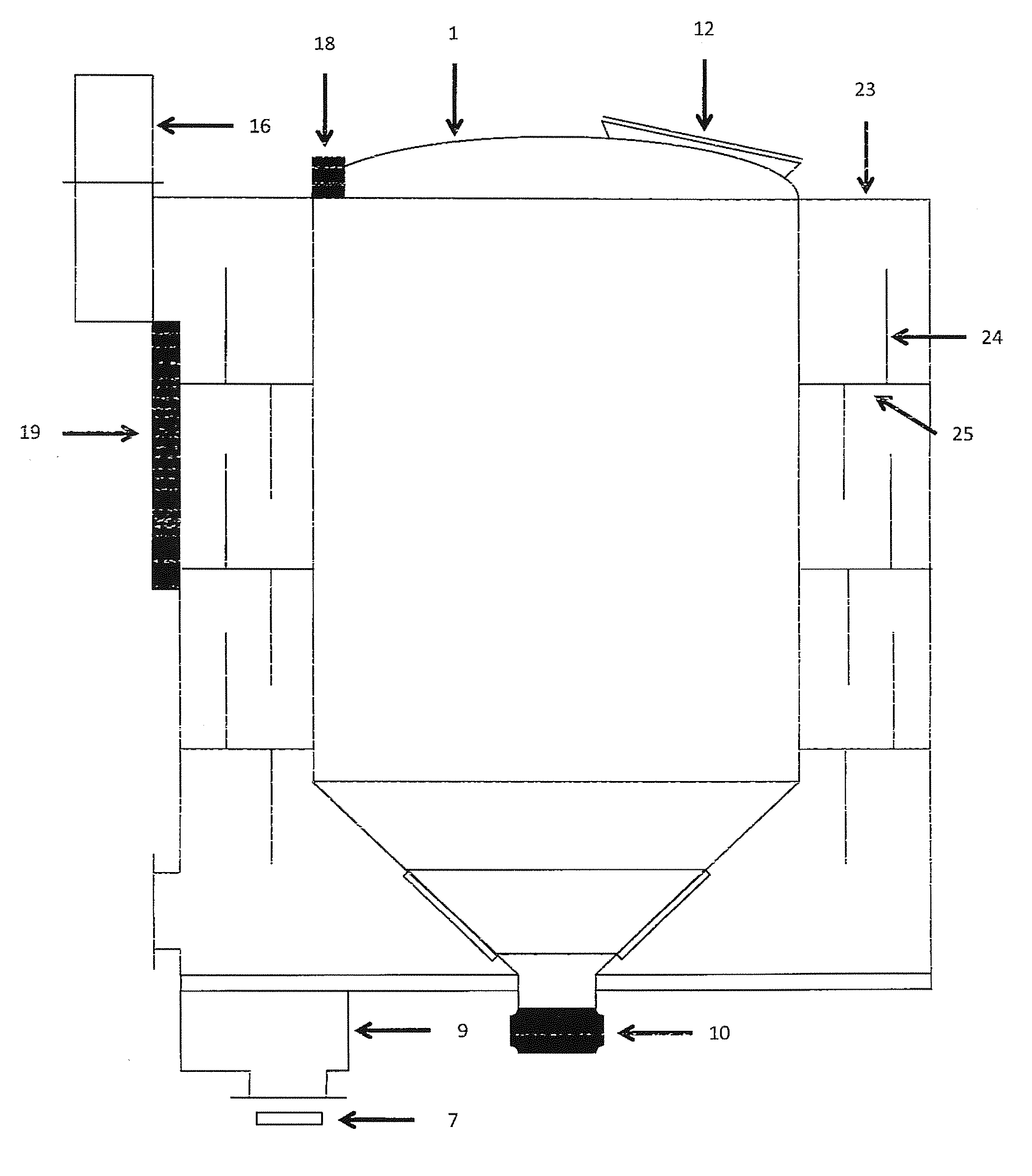 Process for deep thermal treatment of corn, for high-yield production of whole nixtamal (boiled corn) and reactor for obtaining the necessary conditions for the process