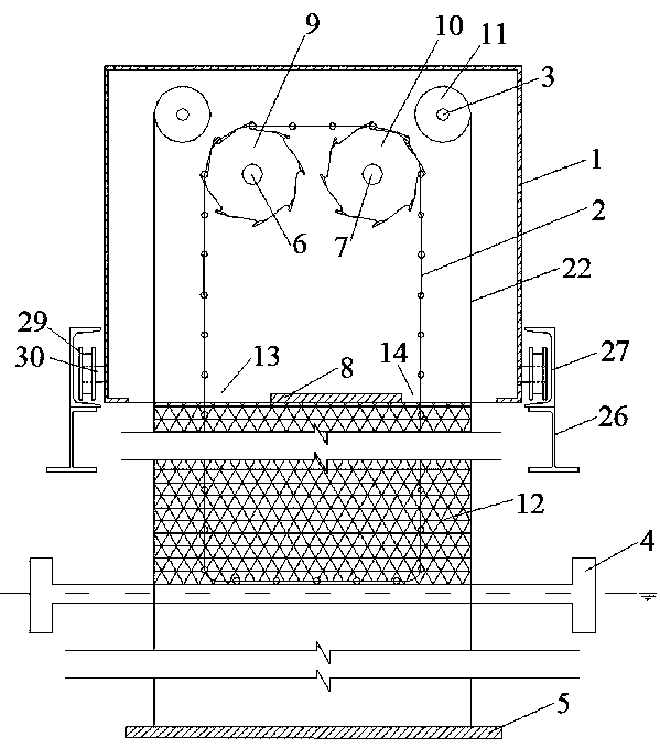 Circulating offshore evacuation system