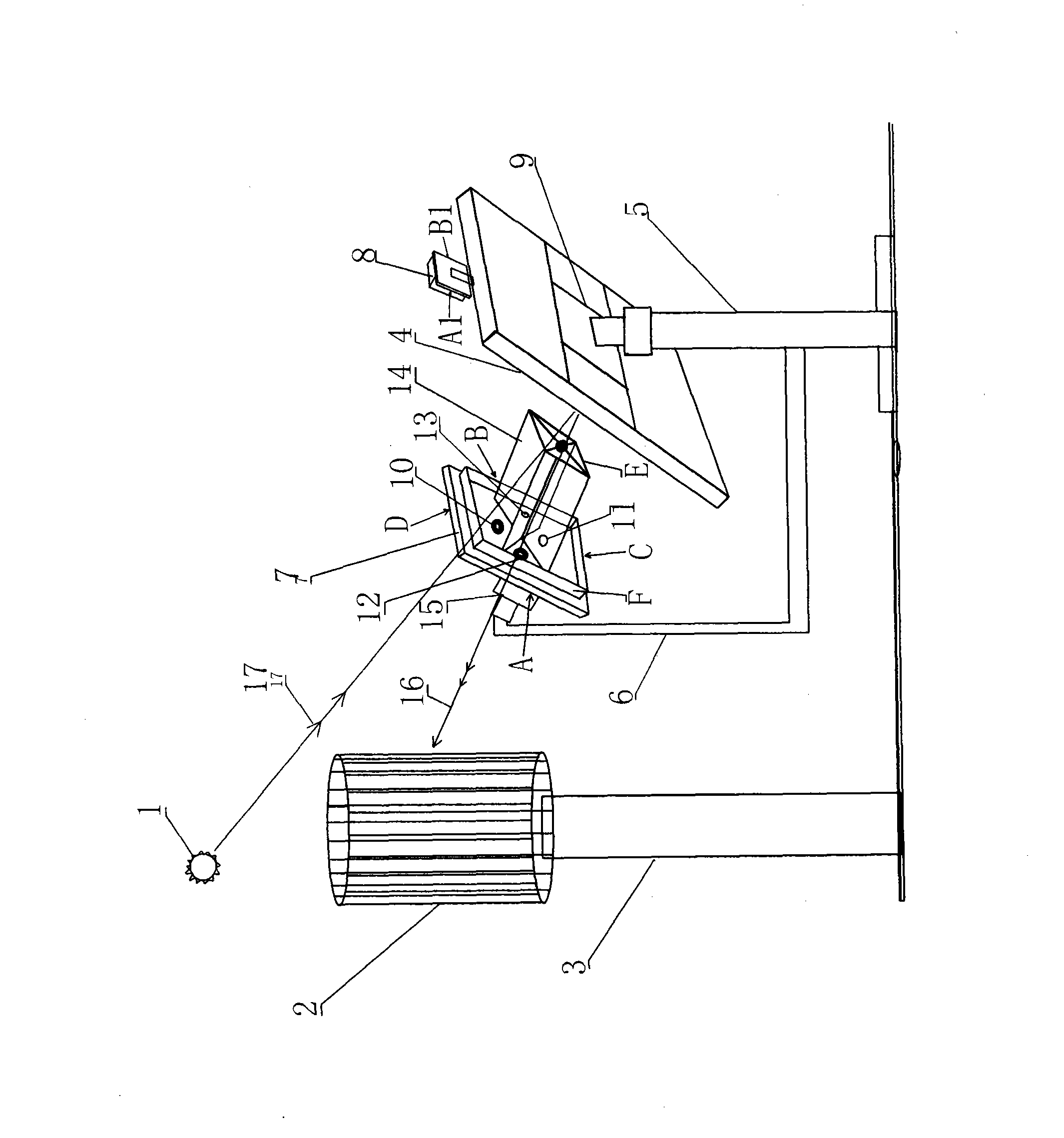 Tracking and aiming control method and device for heliostat