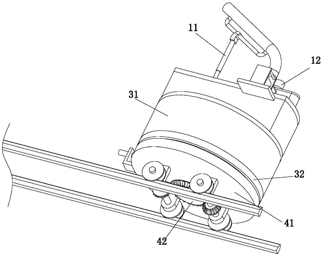 A working method of a universal automatic ball-serving device for tennis training