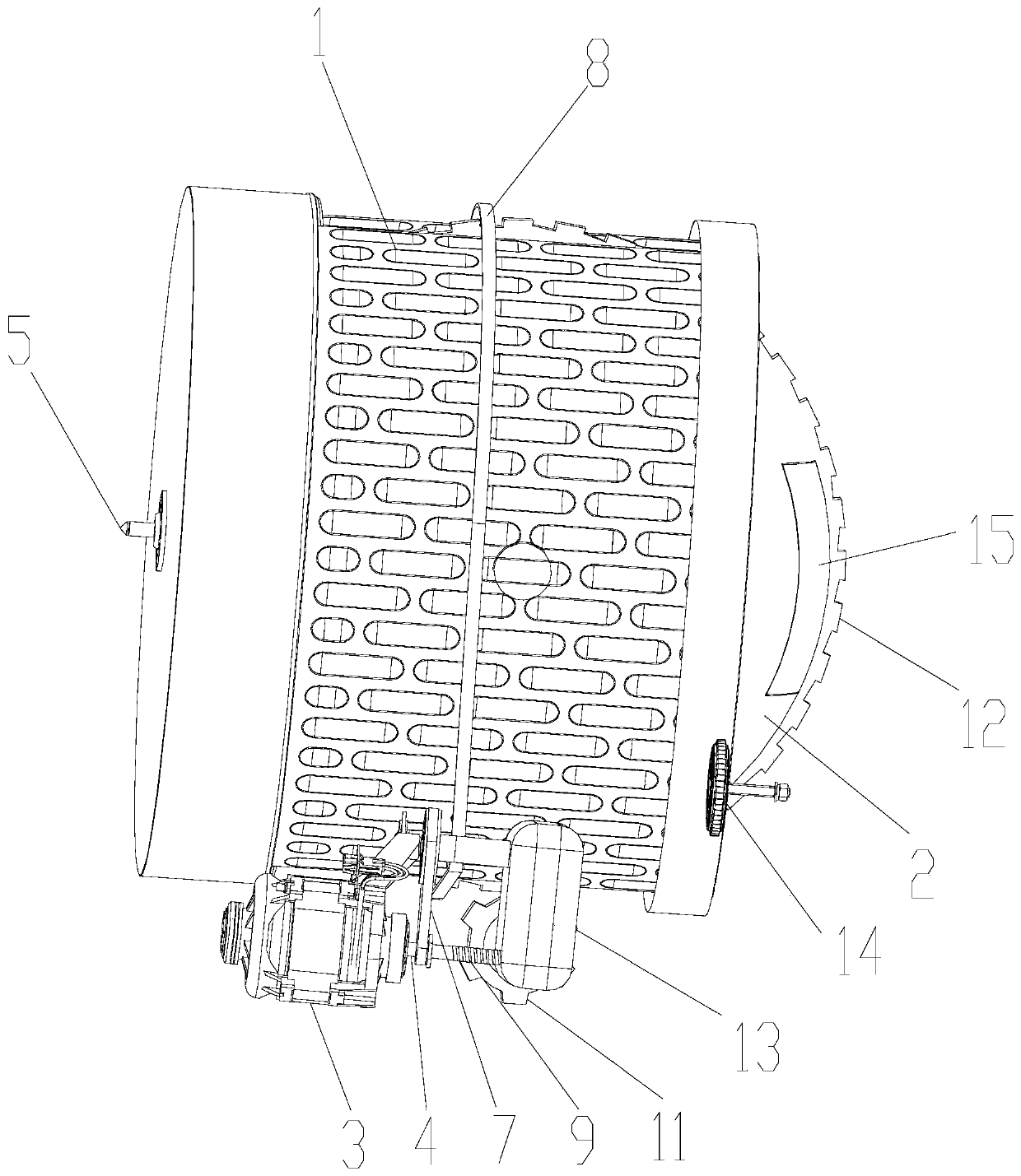 Drum of clothes dryer, clothes dryer and clothes drying method of clothes dryer