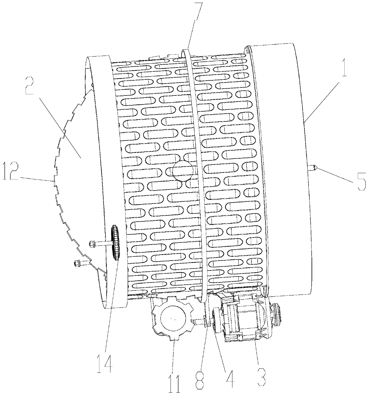 Drum of clothes dryer, clothes dryer and clothes drying method of clothes dryer