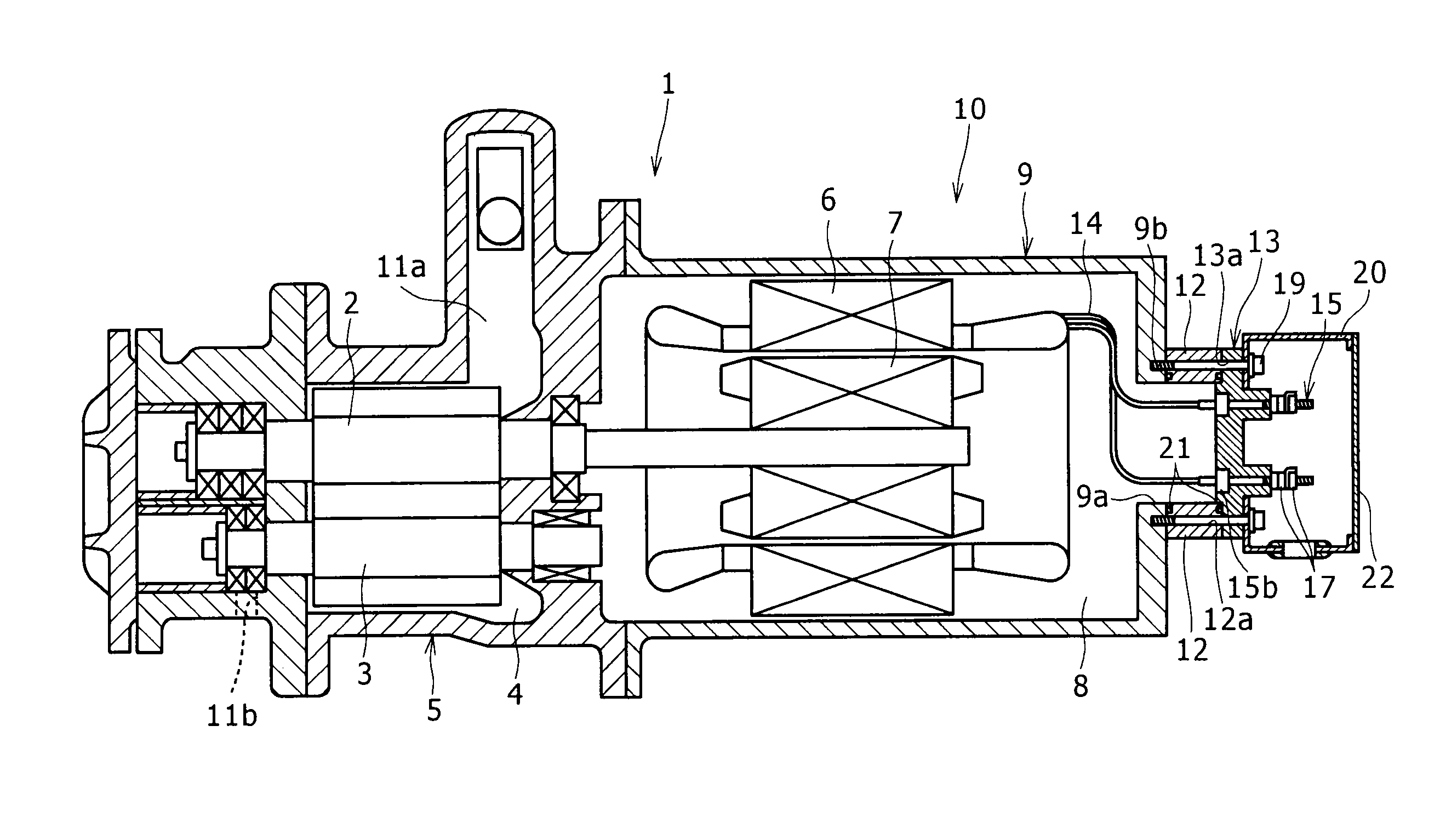 Motor and compressor with the same