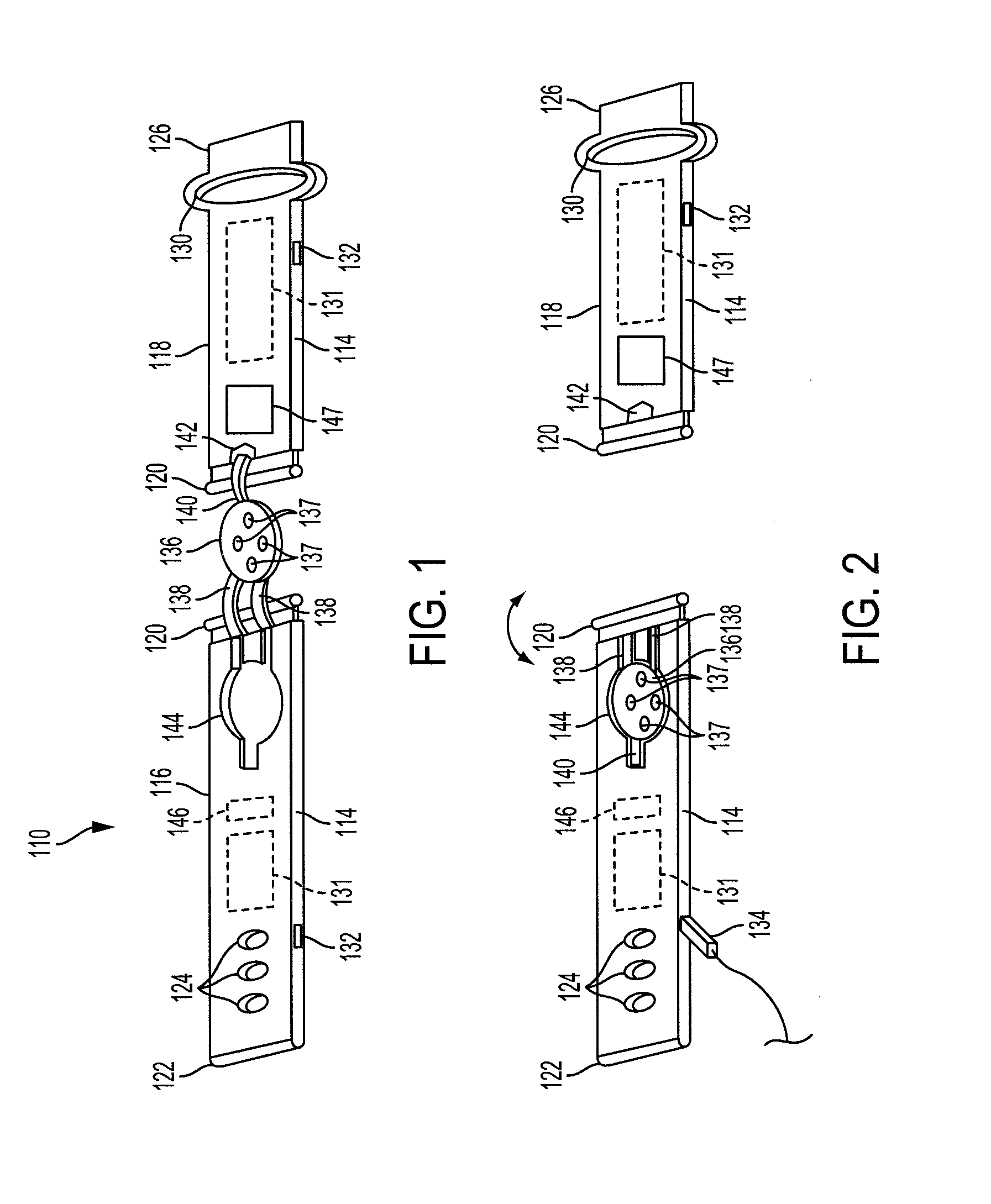 Watch strap battery