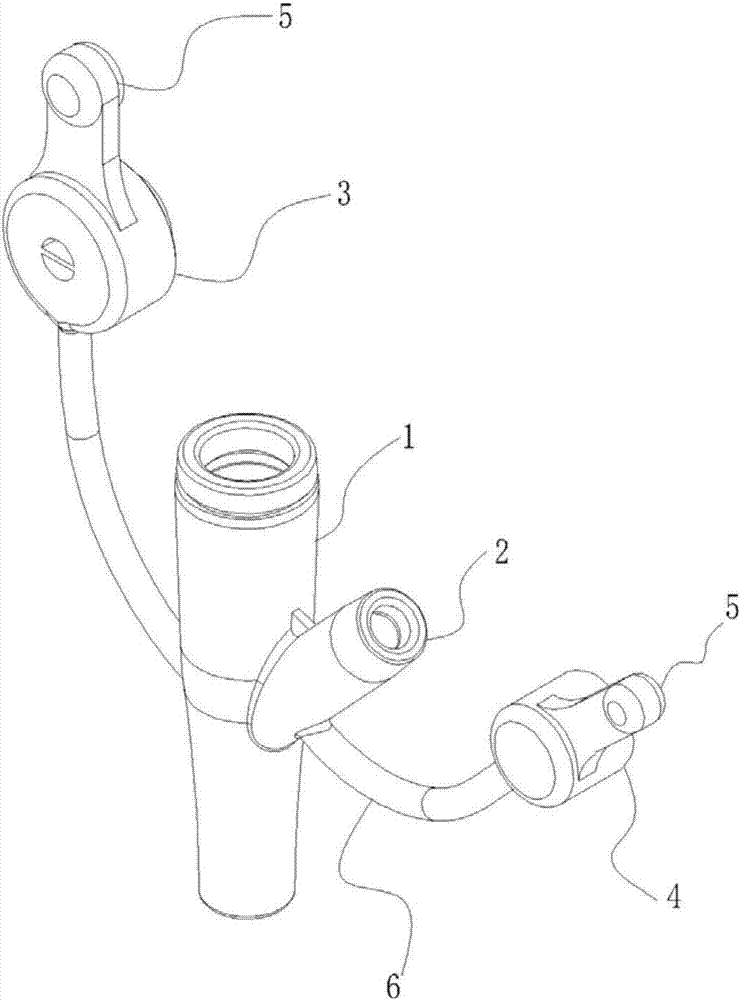 Naso-gastric tube multifunction connector