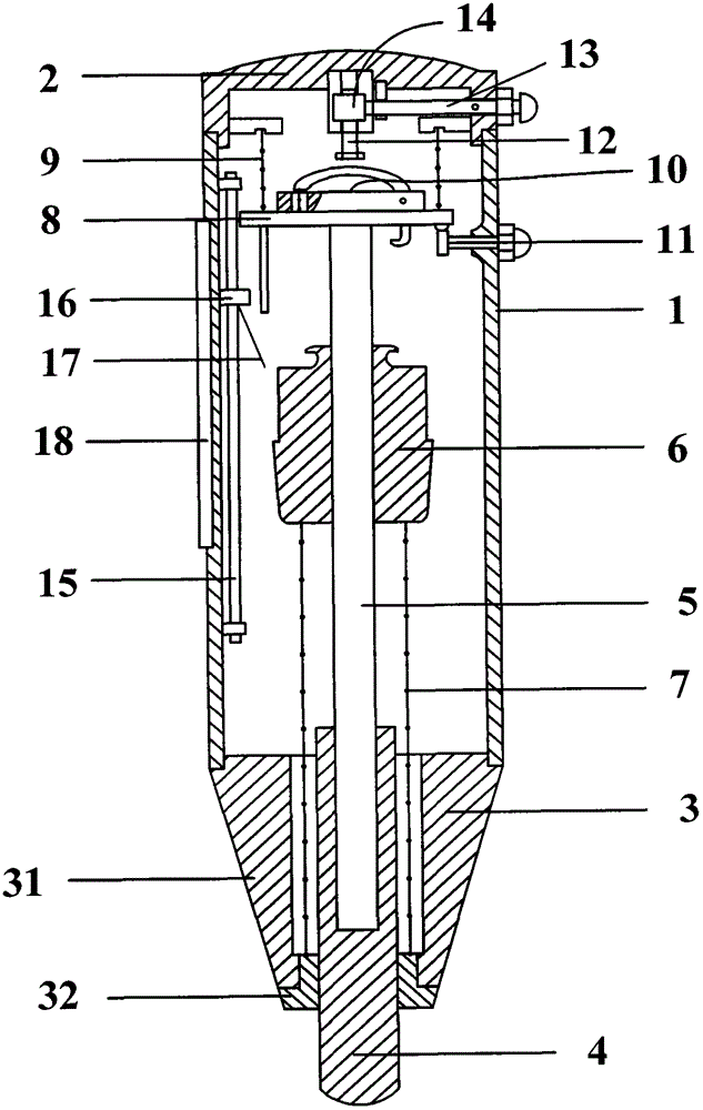 A structural component strength testing device