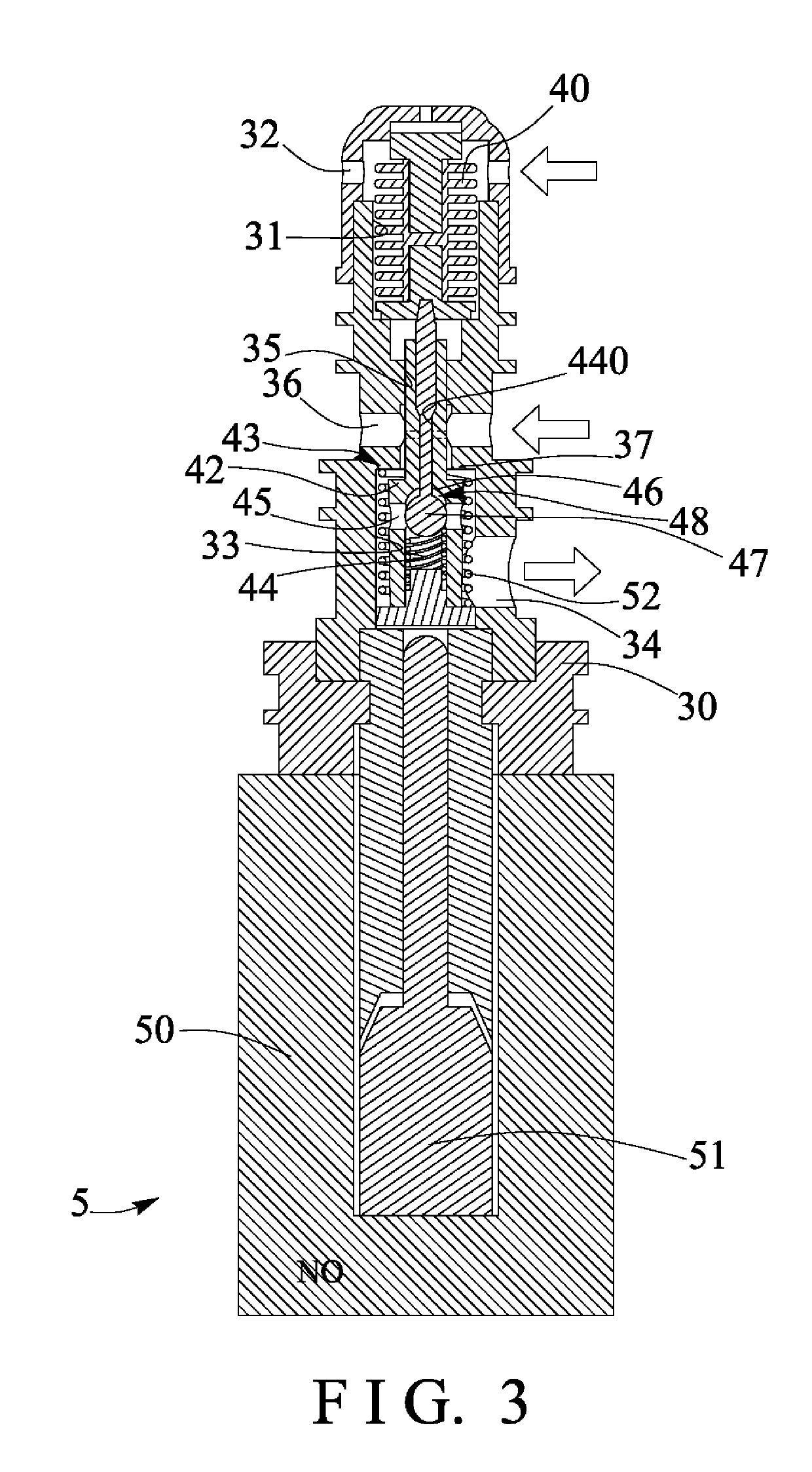 Control valve for compressor