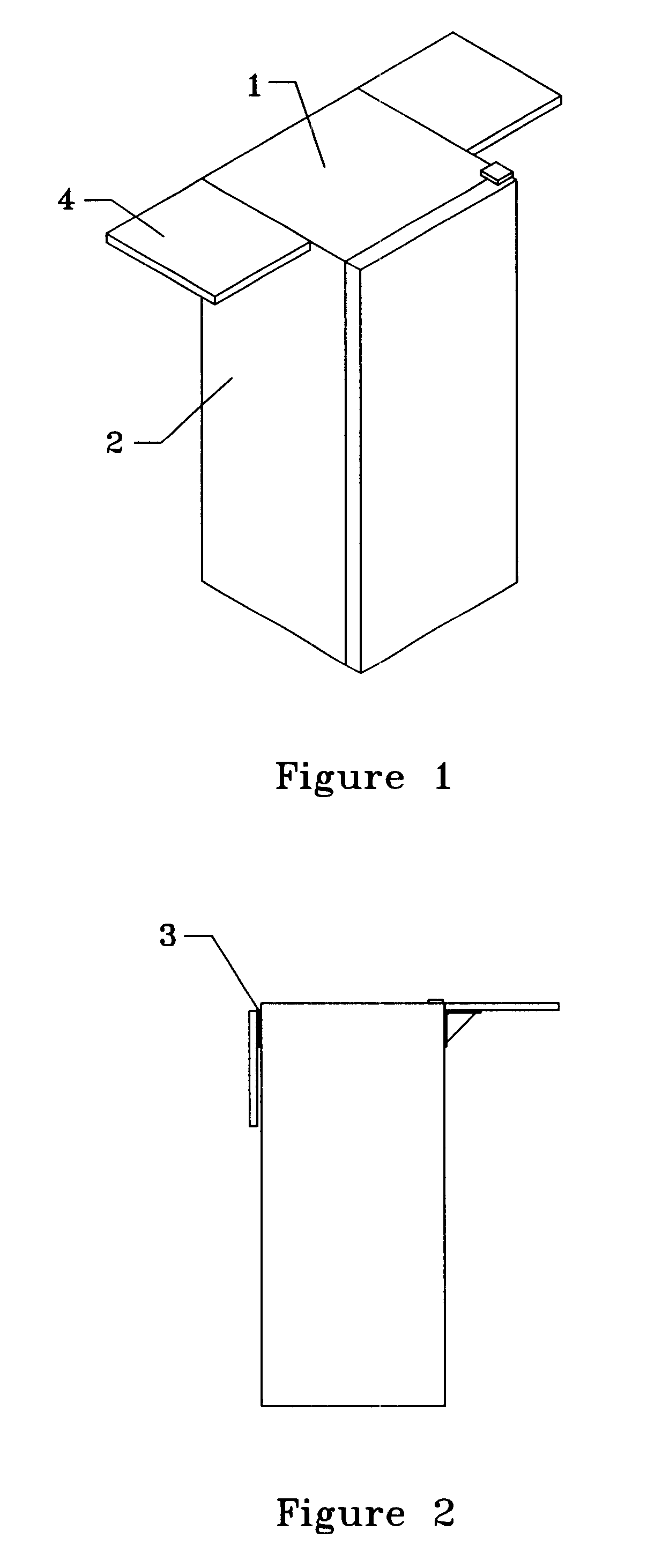 Refrigerator with a foldable table