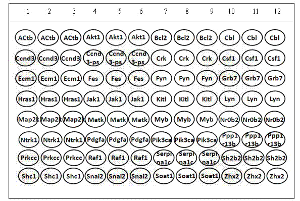 Kit signal-related gene qPCR chip