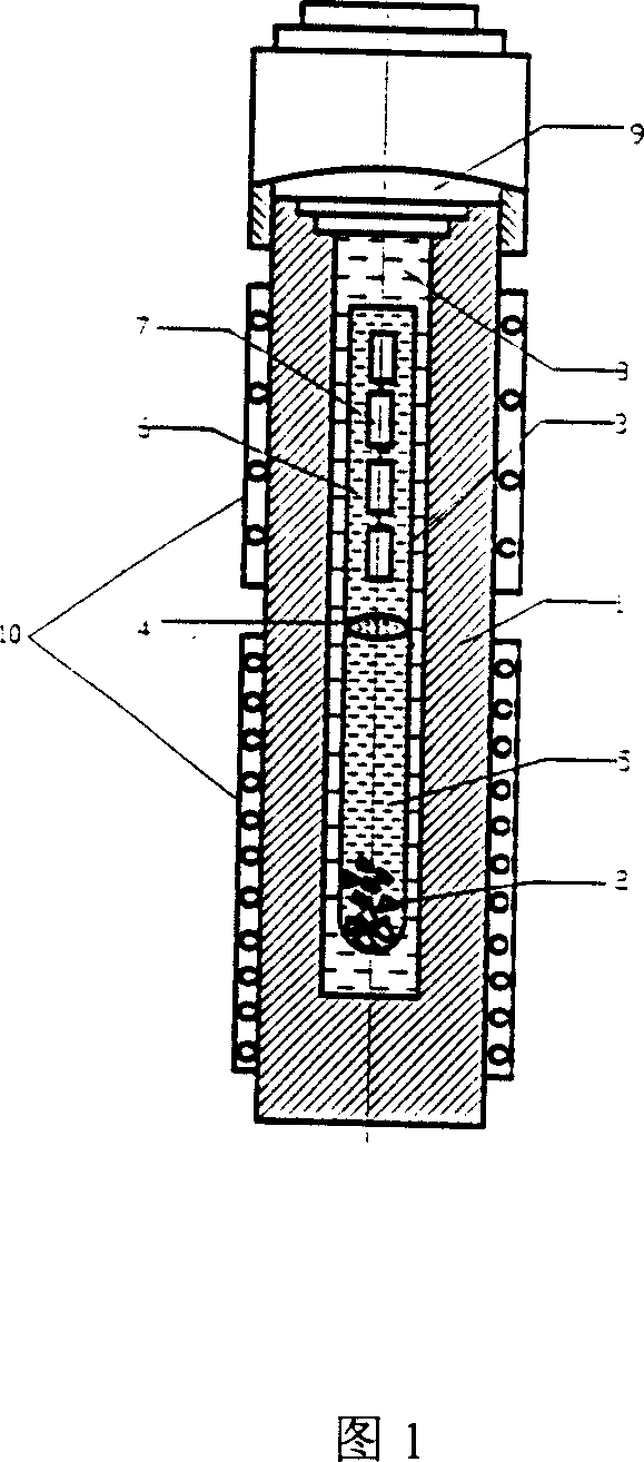 Method for developing potassium fluoroboric beryllium acid / sodium crystal through hydrothermal method