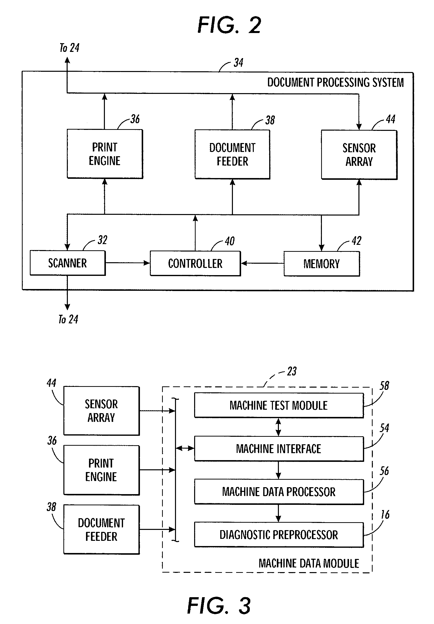 Dynamic test pattern composition for image-analysis based automatic machine diagnostics