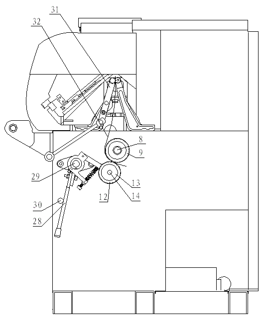 Rolling adjusting roller device of fully-automatic computerized flat knitting machine