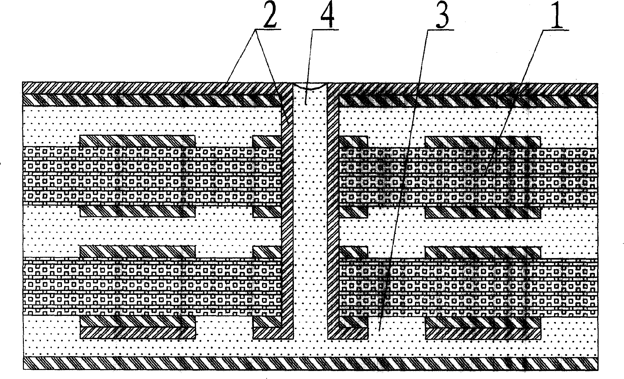 Blind hole plate and its processing method