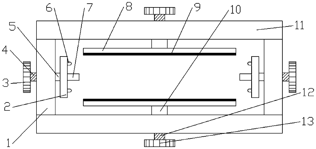 Civil engineering connecting frame convenient to disassemble