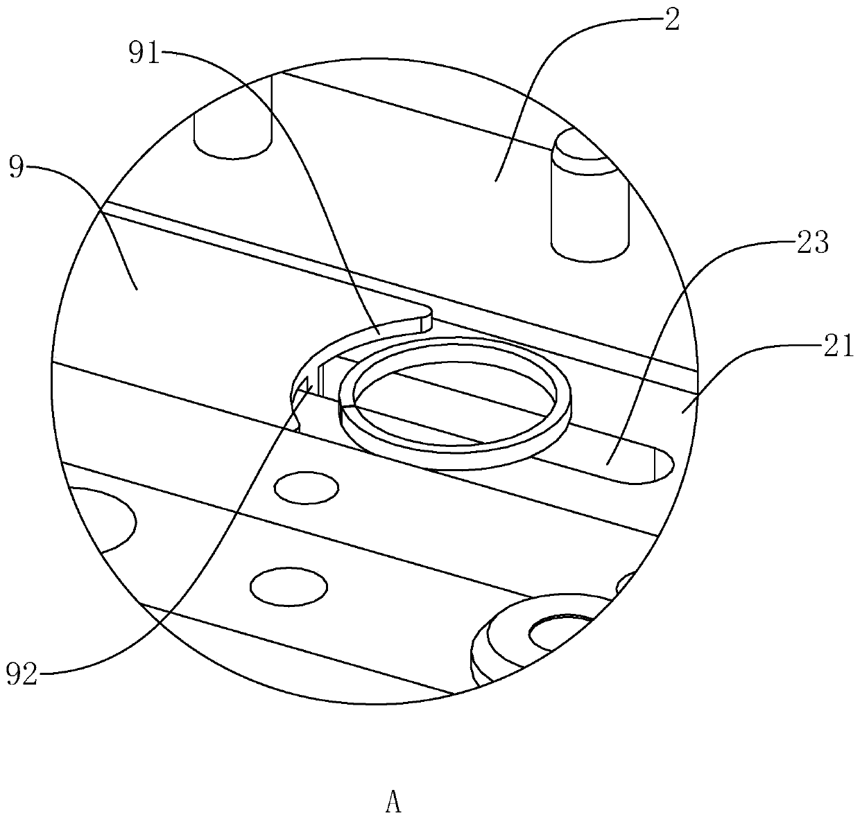 Flexible pushing mechanism for sealing rings