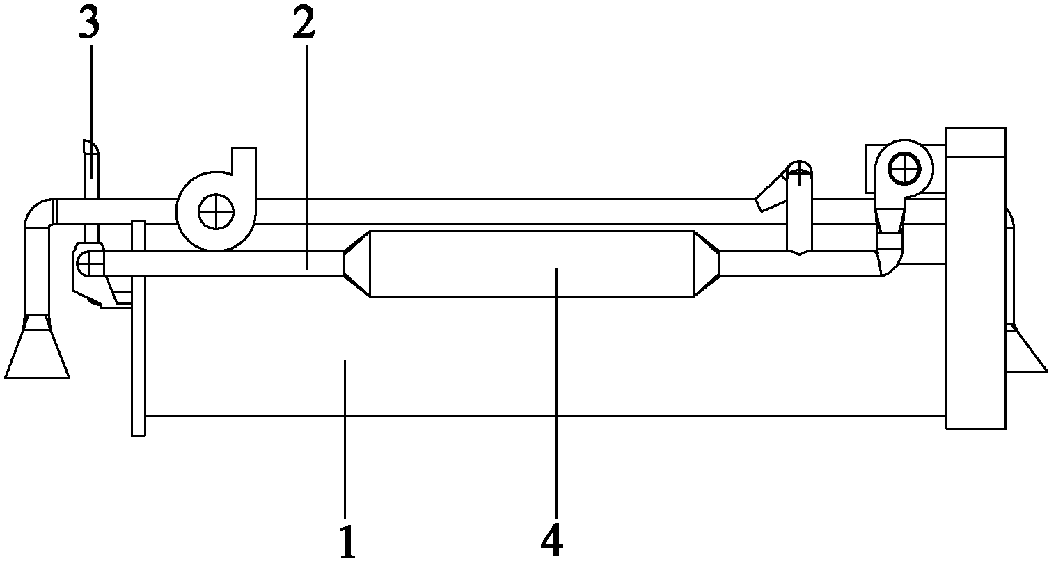 Loosing and dampening device of tobacco leaves